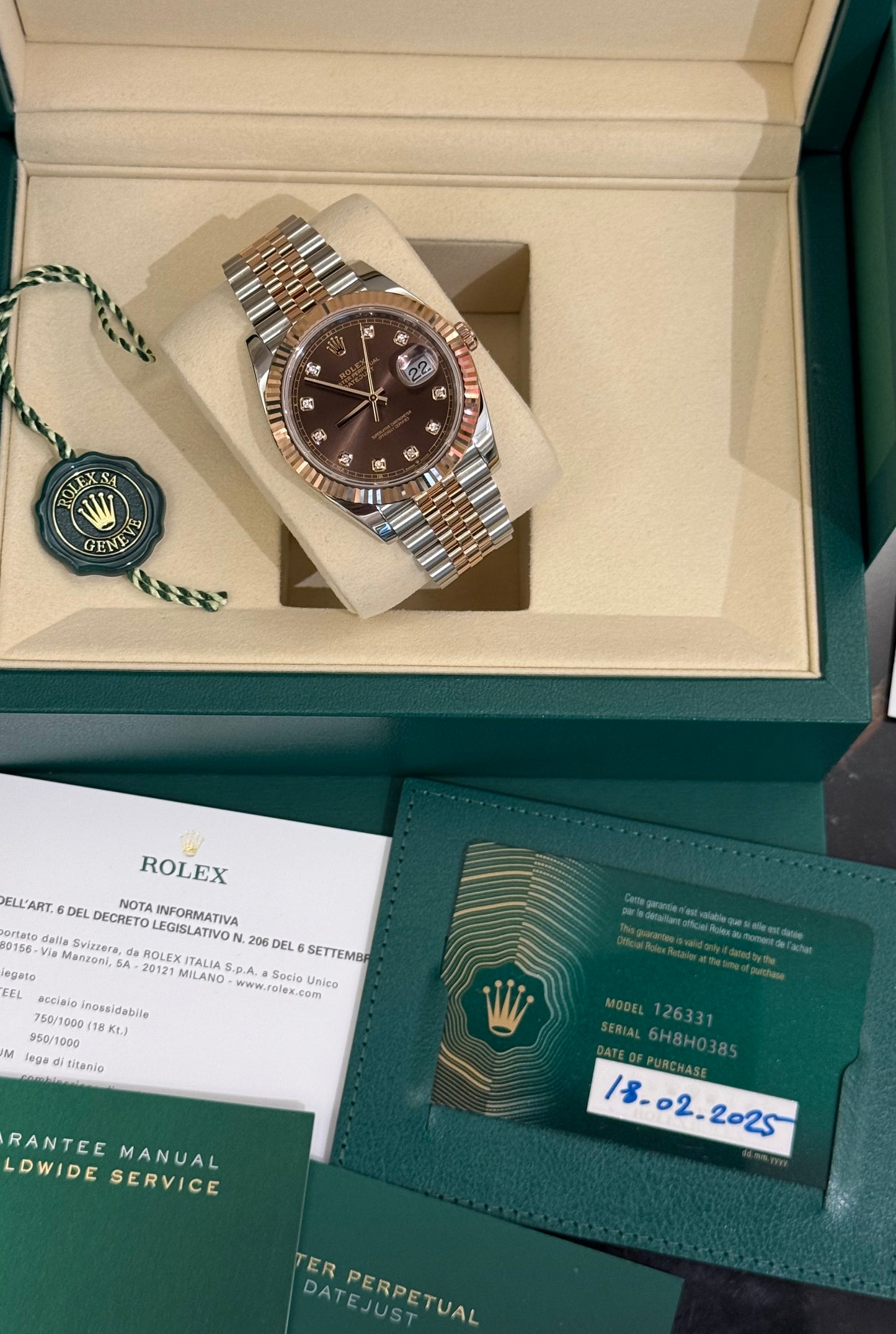 Datejust 41 mm π«ππ nuovo 2025
