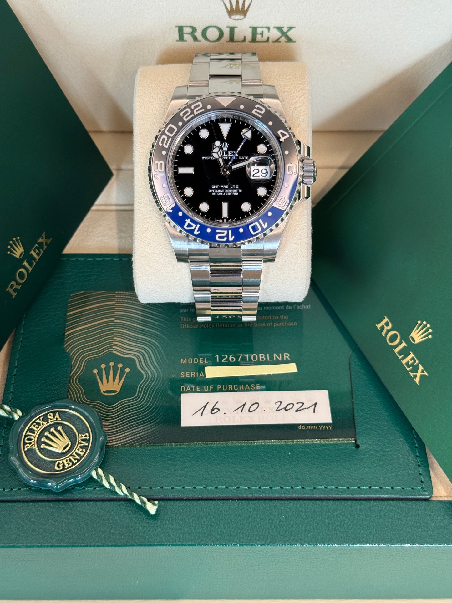 Batman oyster nuova referenza full set 10/2021 π¦π