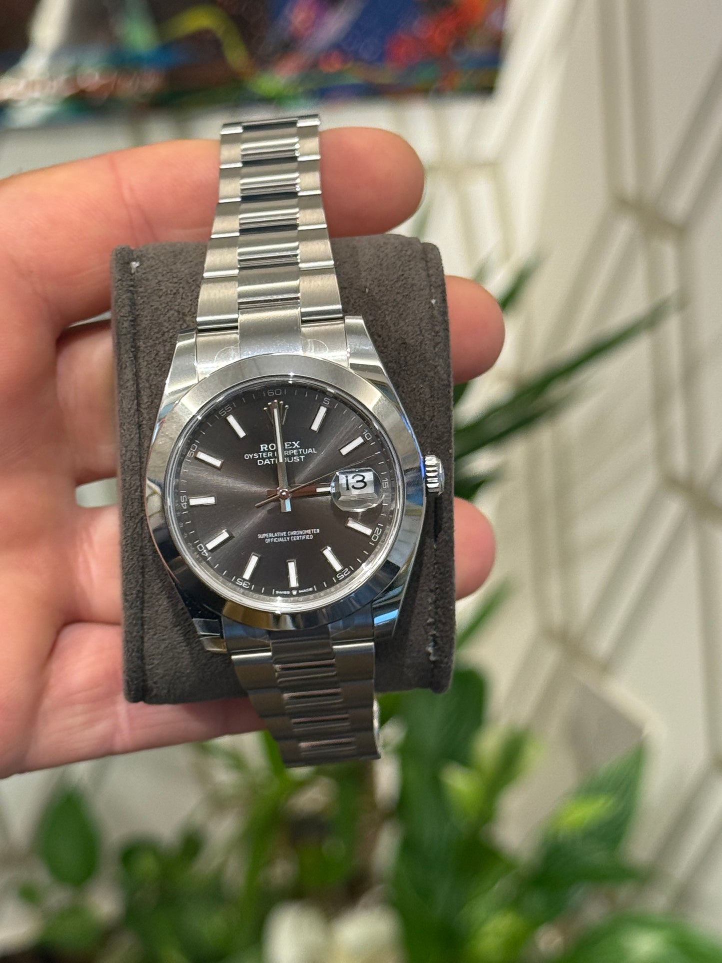 Datejust 41 mm Rodhium 🩶😍 pellicole ✅