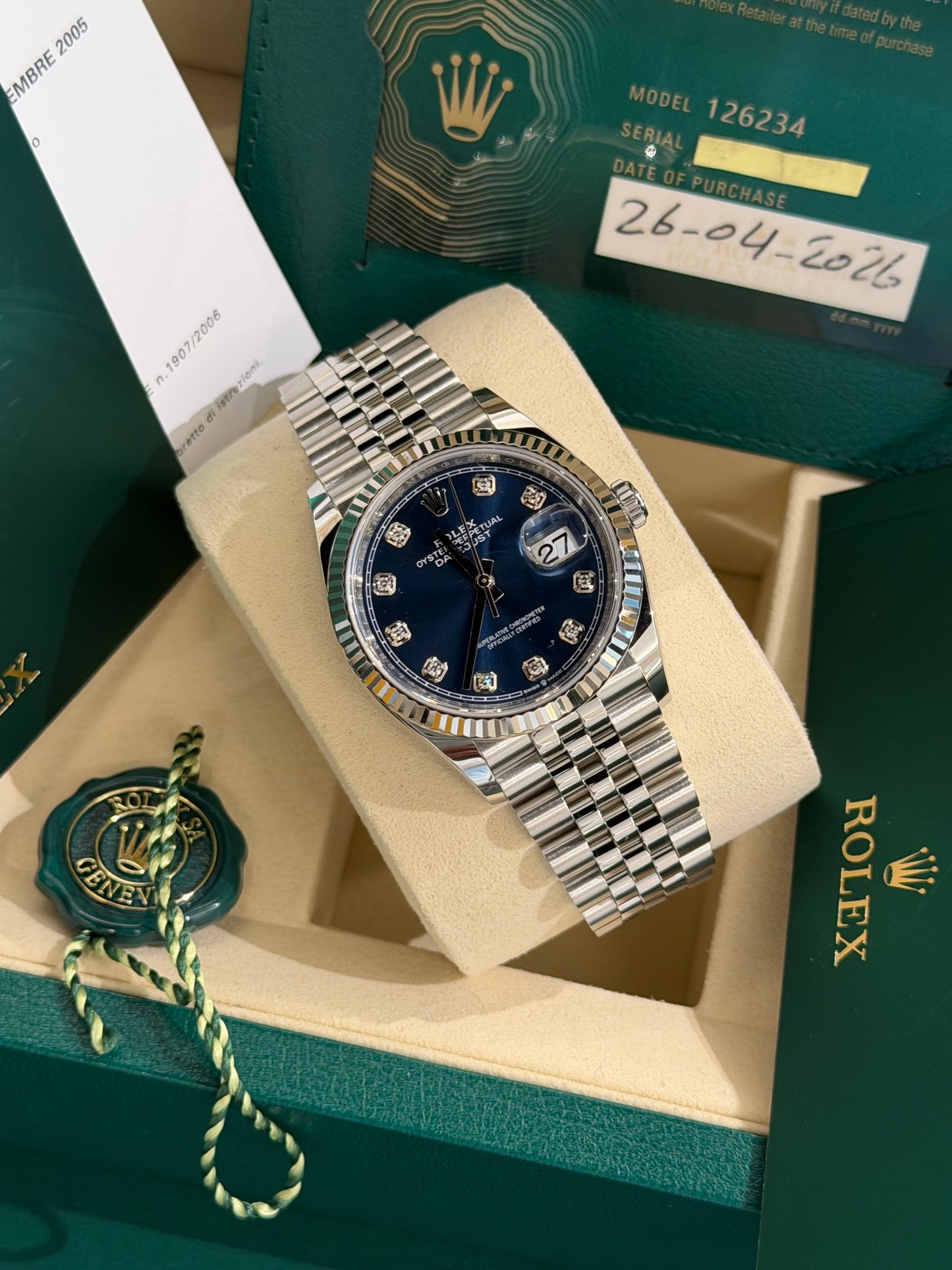 Datejust 36 mm πππ nuovo 2026