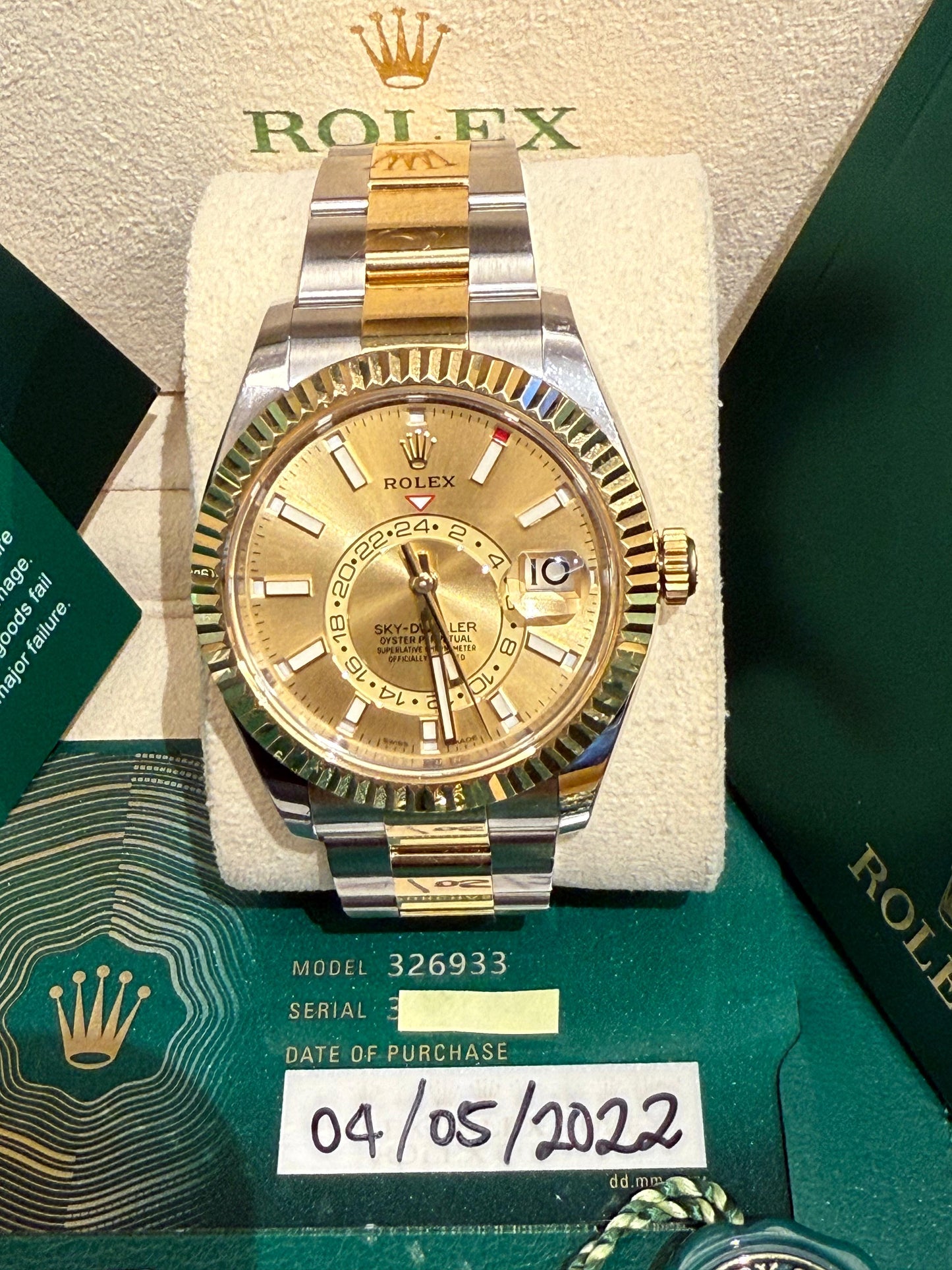Sky dweller acciaio e oro 2022 โ๏ธ๐