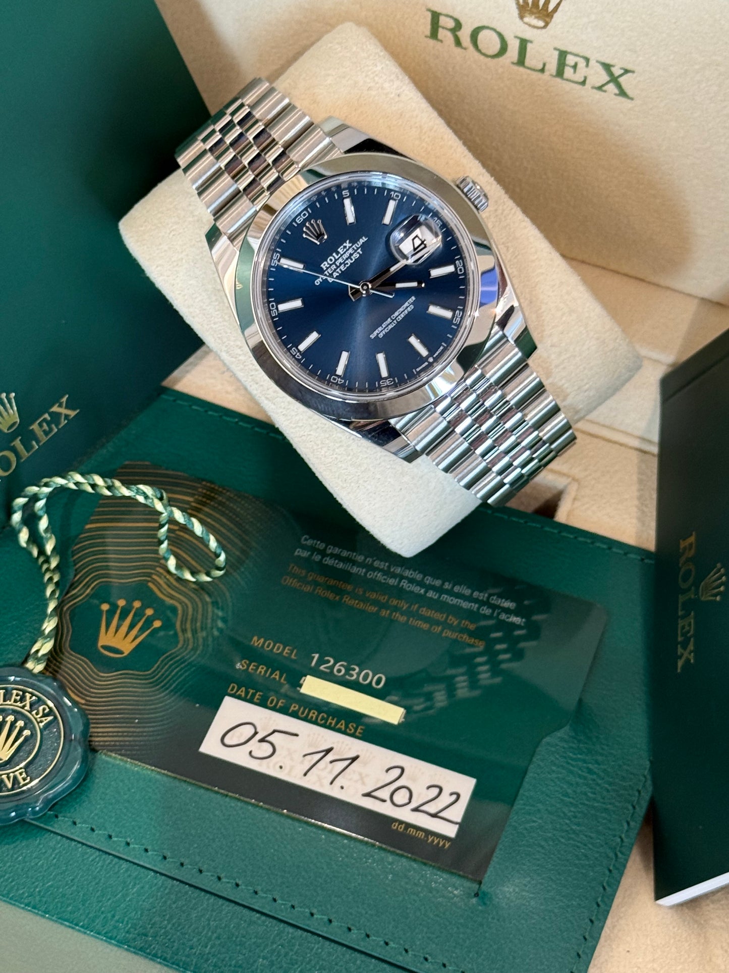 Datejust 41 mm 11/2022 nuovo 💙😍