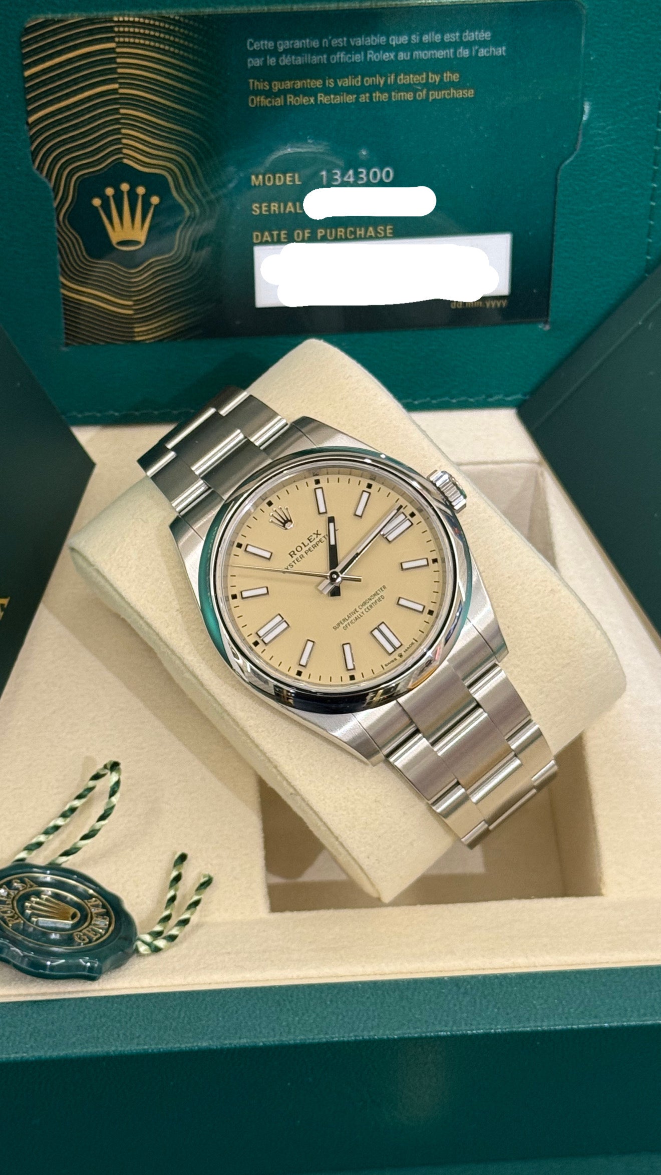 Nuovo OP 41 mm 11/2025 full set ☀️😍