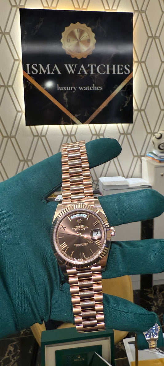 Day date 40 mm nuovo 05/2025 full set 🍫😍🦁