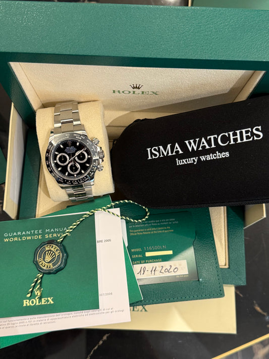 Nuovo Daytona Ref:116500LN 👑 🖤😍 fuori produzione 📈