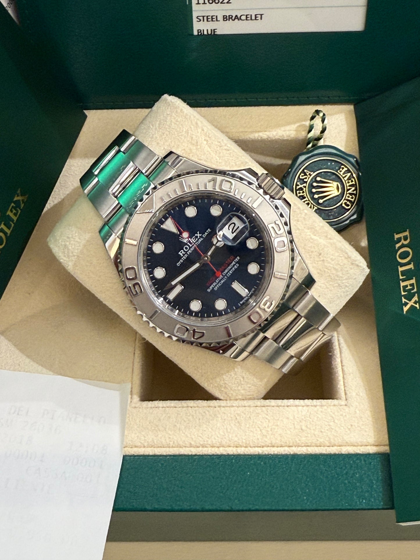 Yacht Master 40 mm full set 2020 💙🔺😍