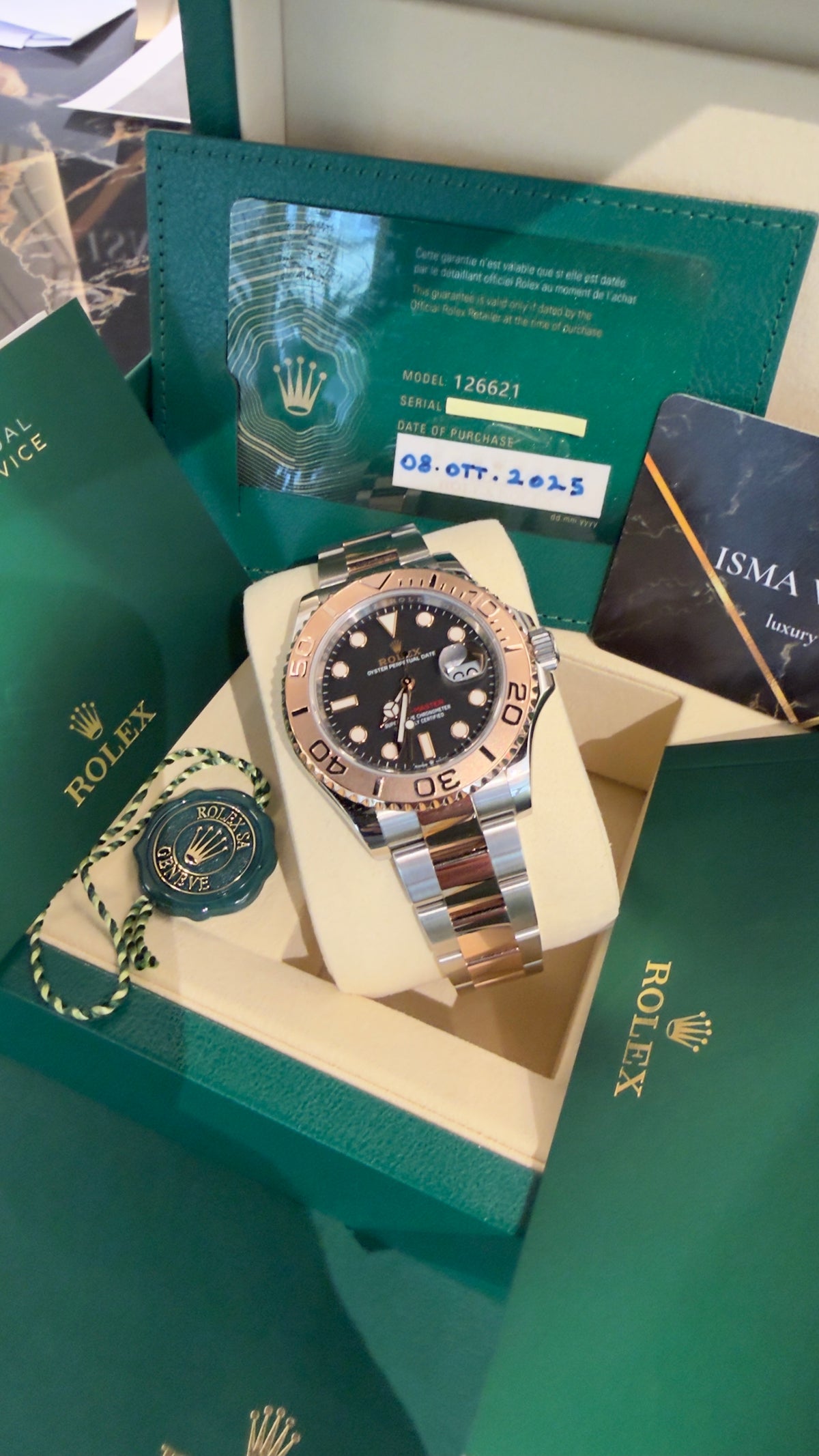 Yacht master 40 mm 🖤😍