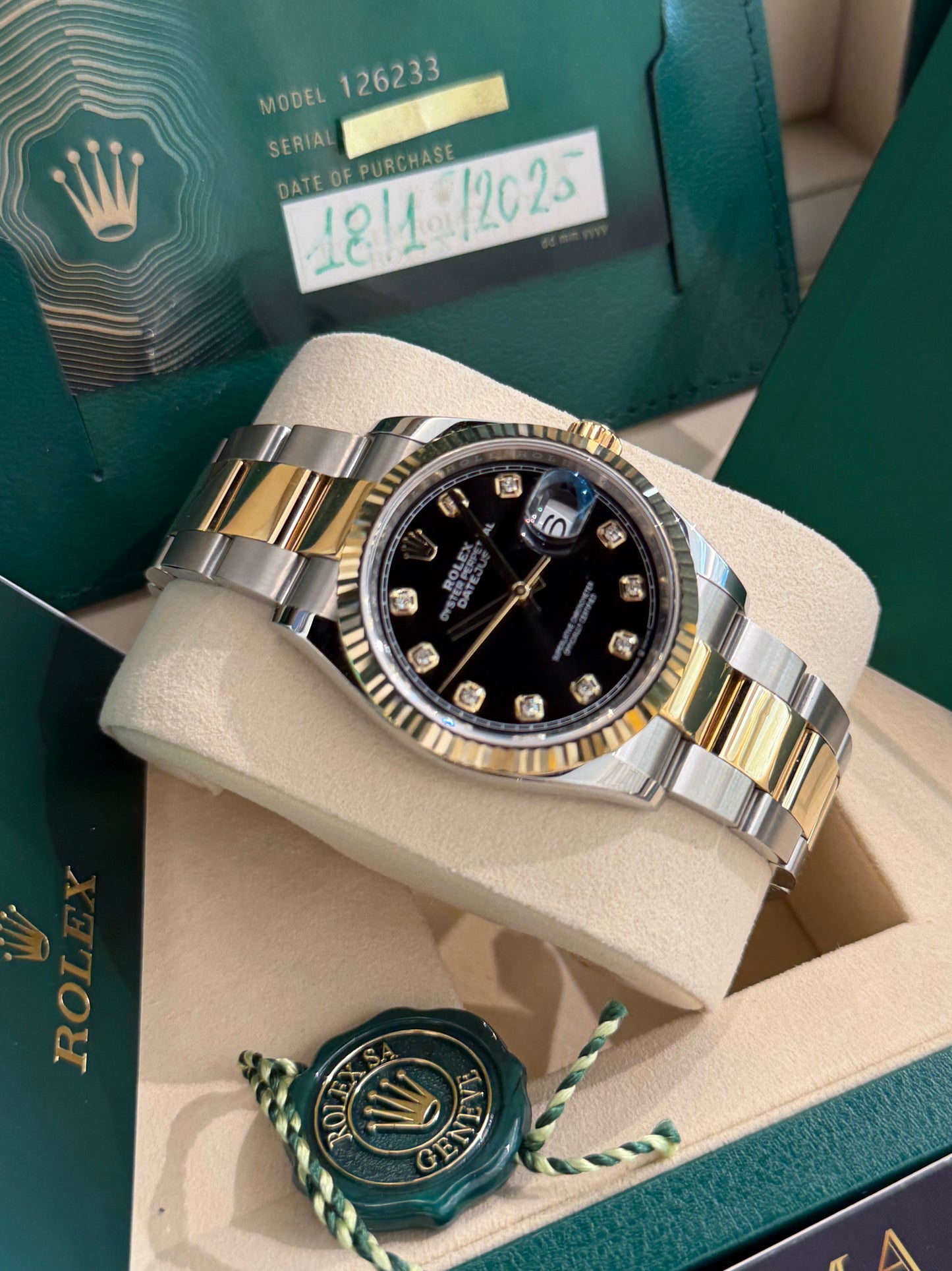 Datejust 36 mm nuovo 🖤💎😍