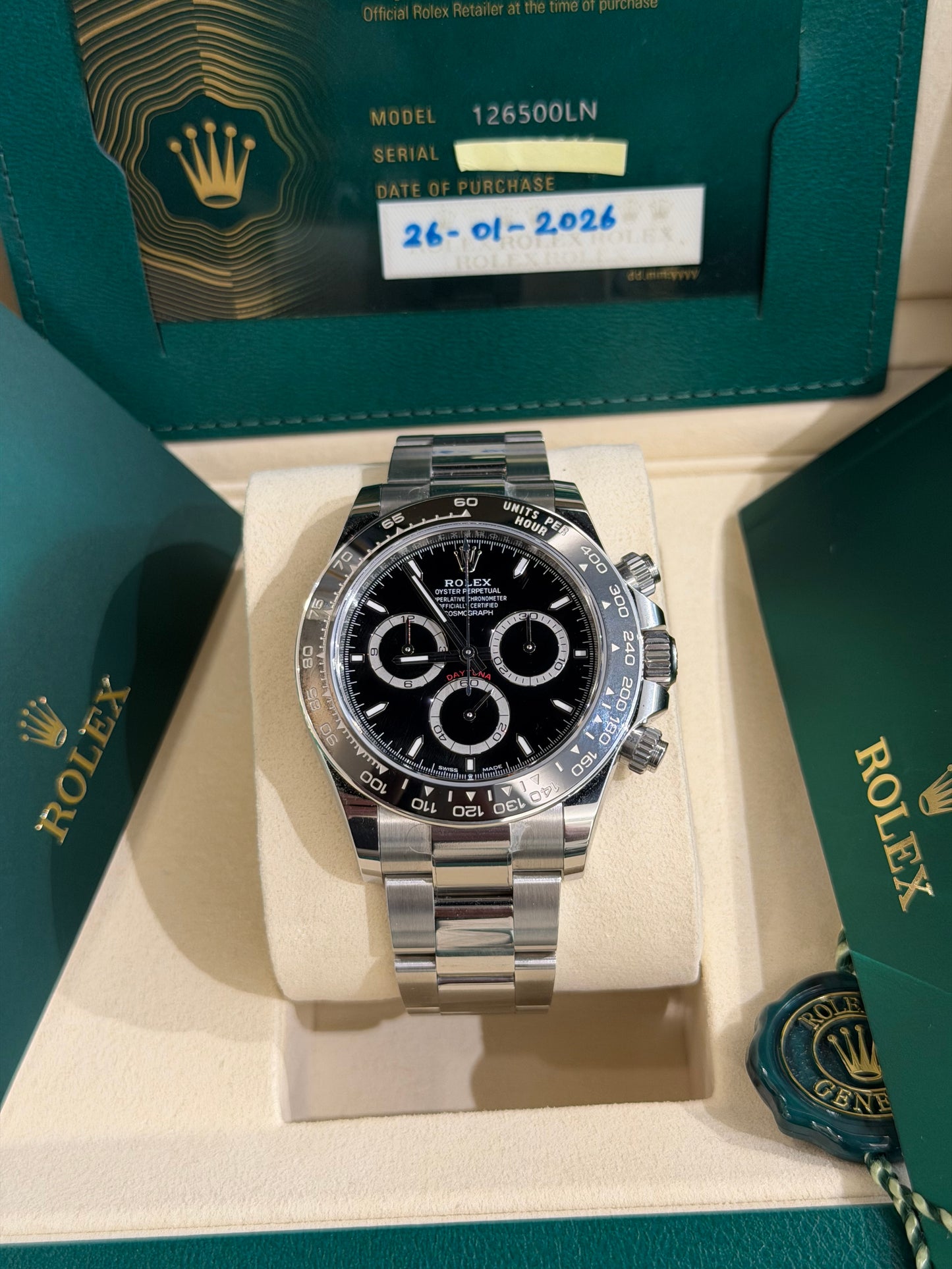 Daytona 126500LN 🖤😍🦁