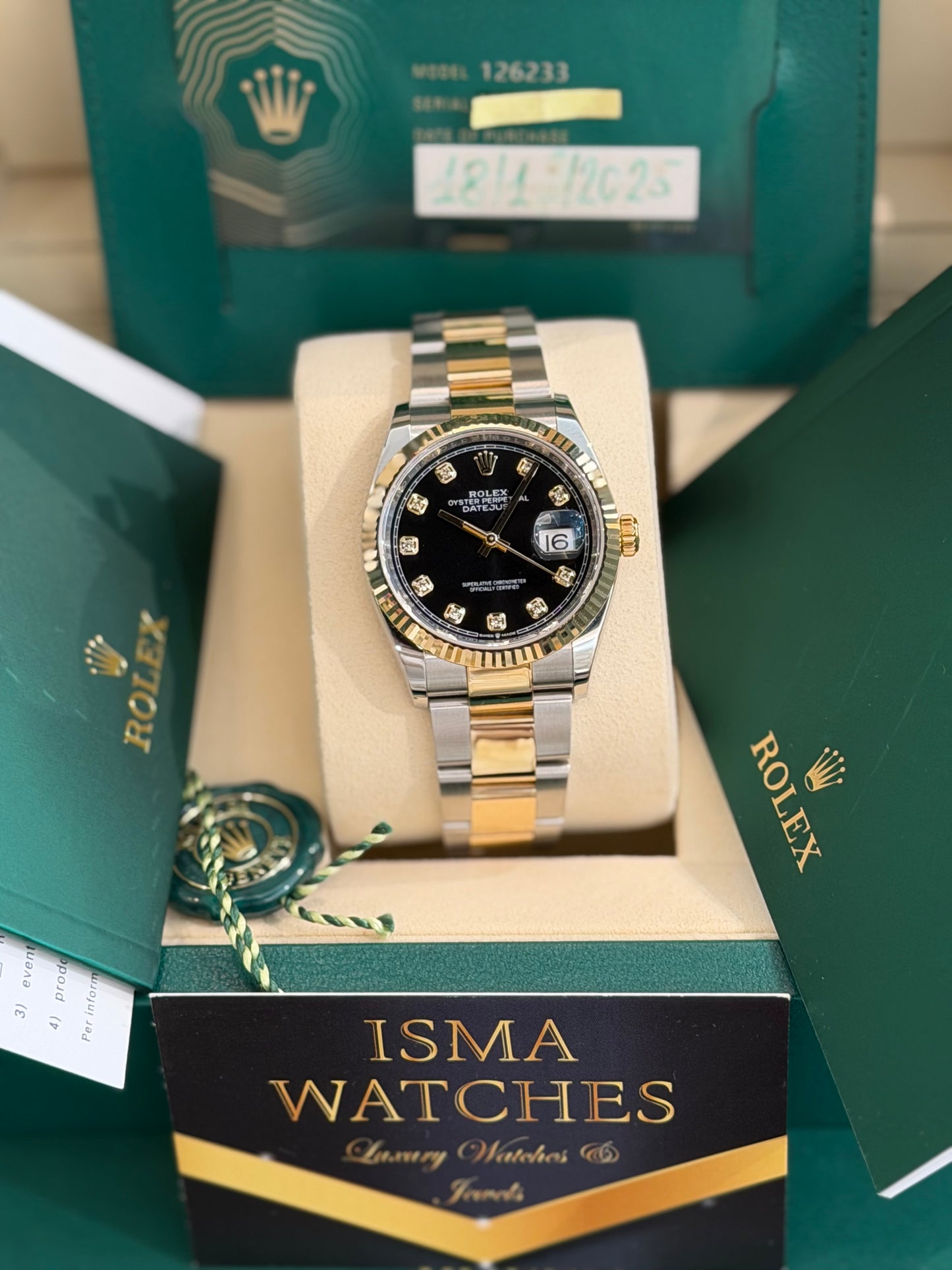 Datejust 36 mm nuovo 🖤💎😍