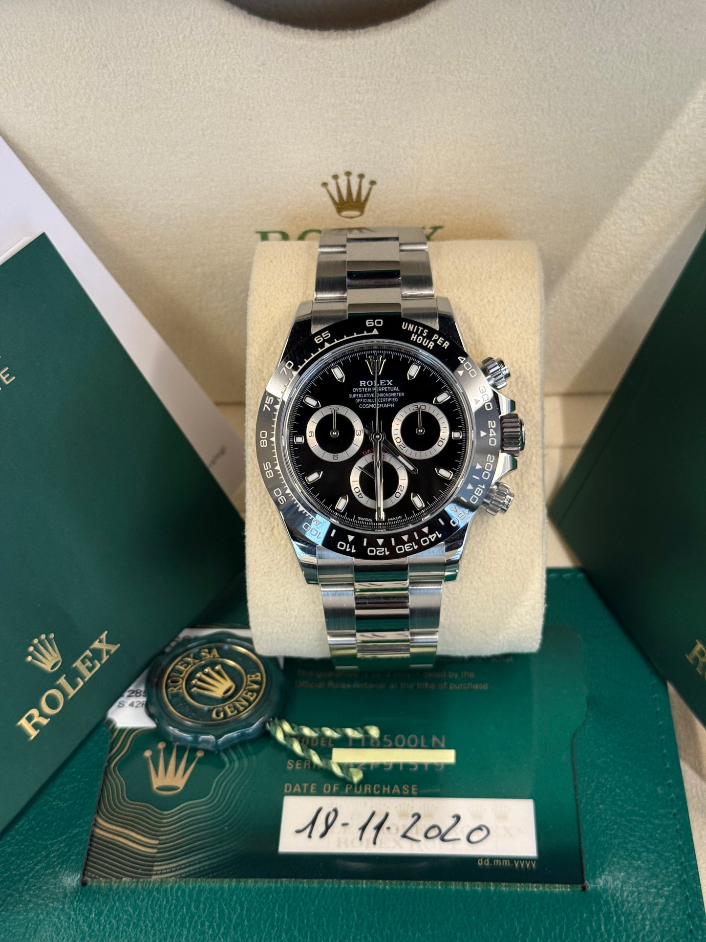 Nuovo Daytona Ref:116500LN 👑 🖤😍 fuori produzione 📈