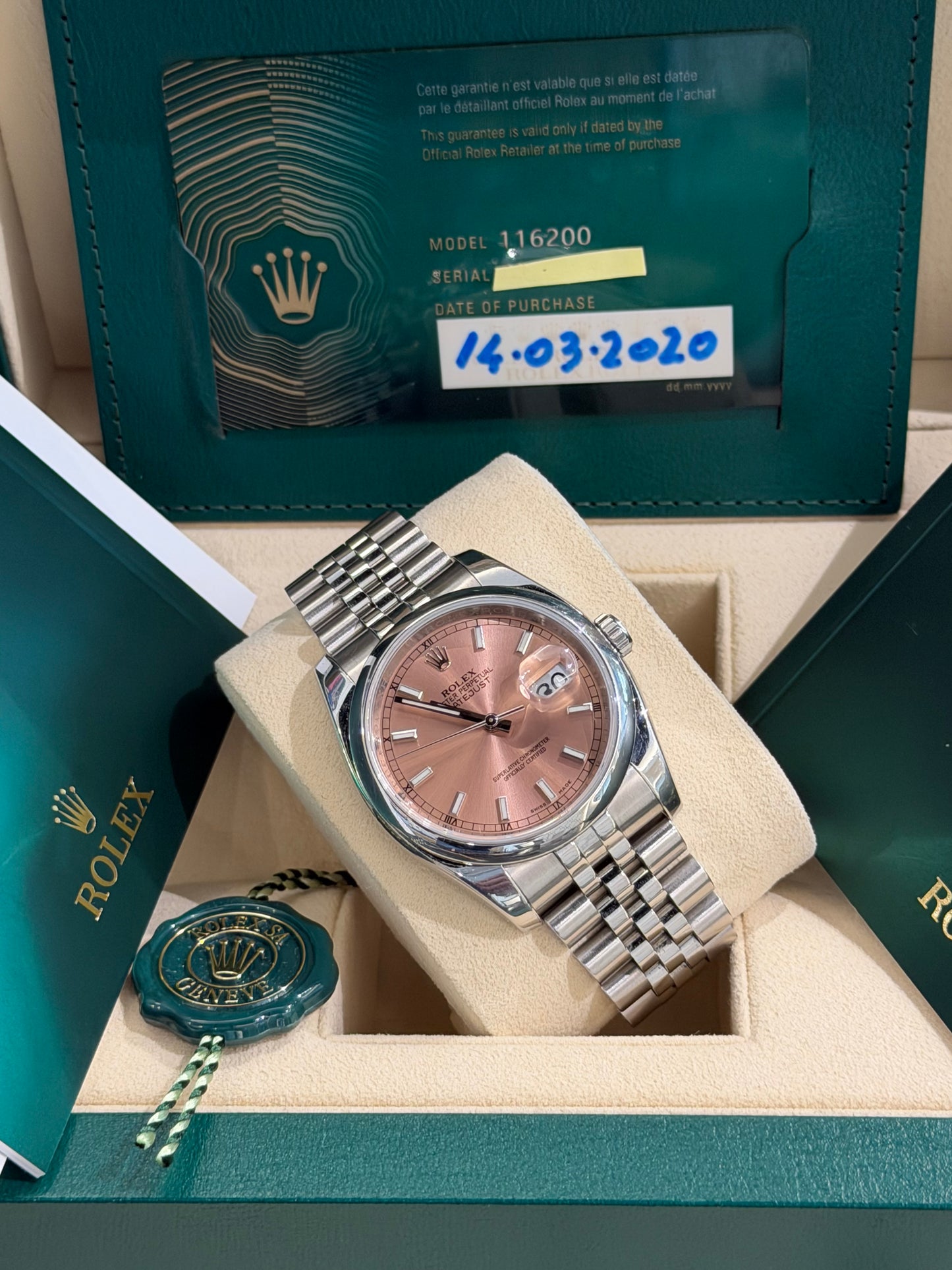 36 mm 2020 🍣 dial super Jubilee 😍🥳