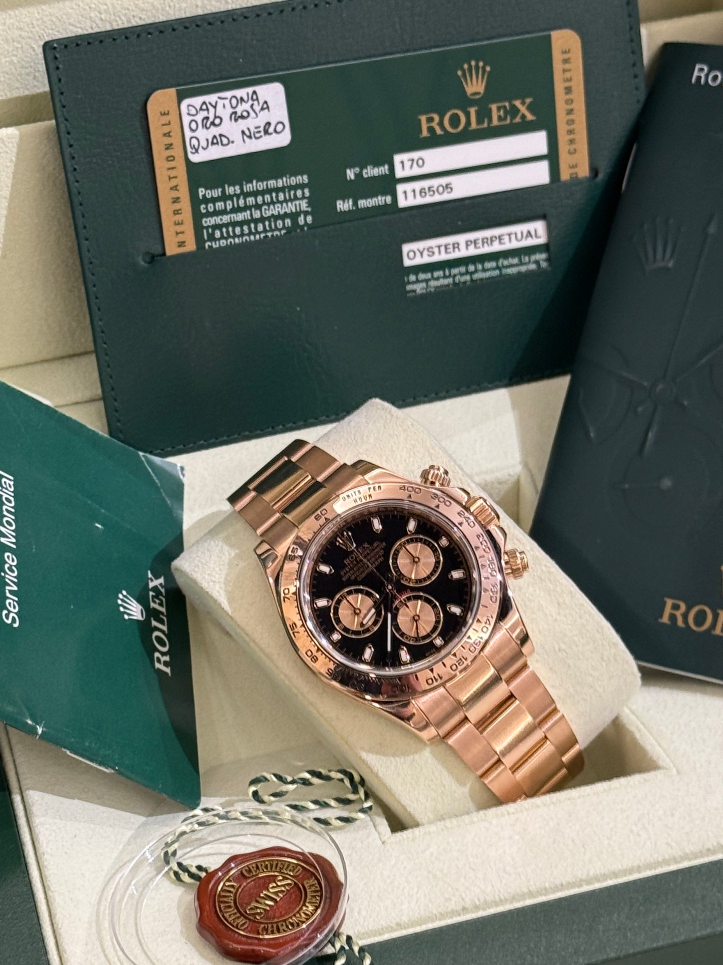 Daytona 116505 - 2010 🇮🇹 full set 😍🦁