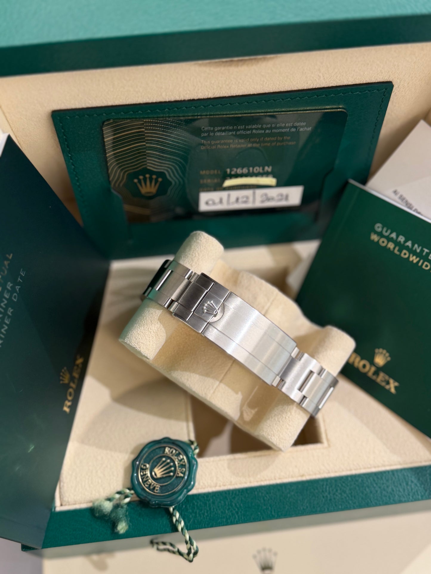 Sub date 41 mm 12/2021 nuovo 99%
