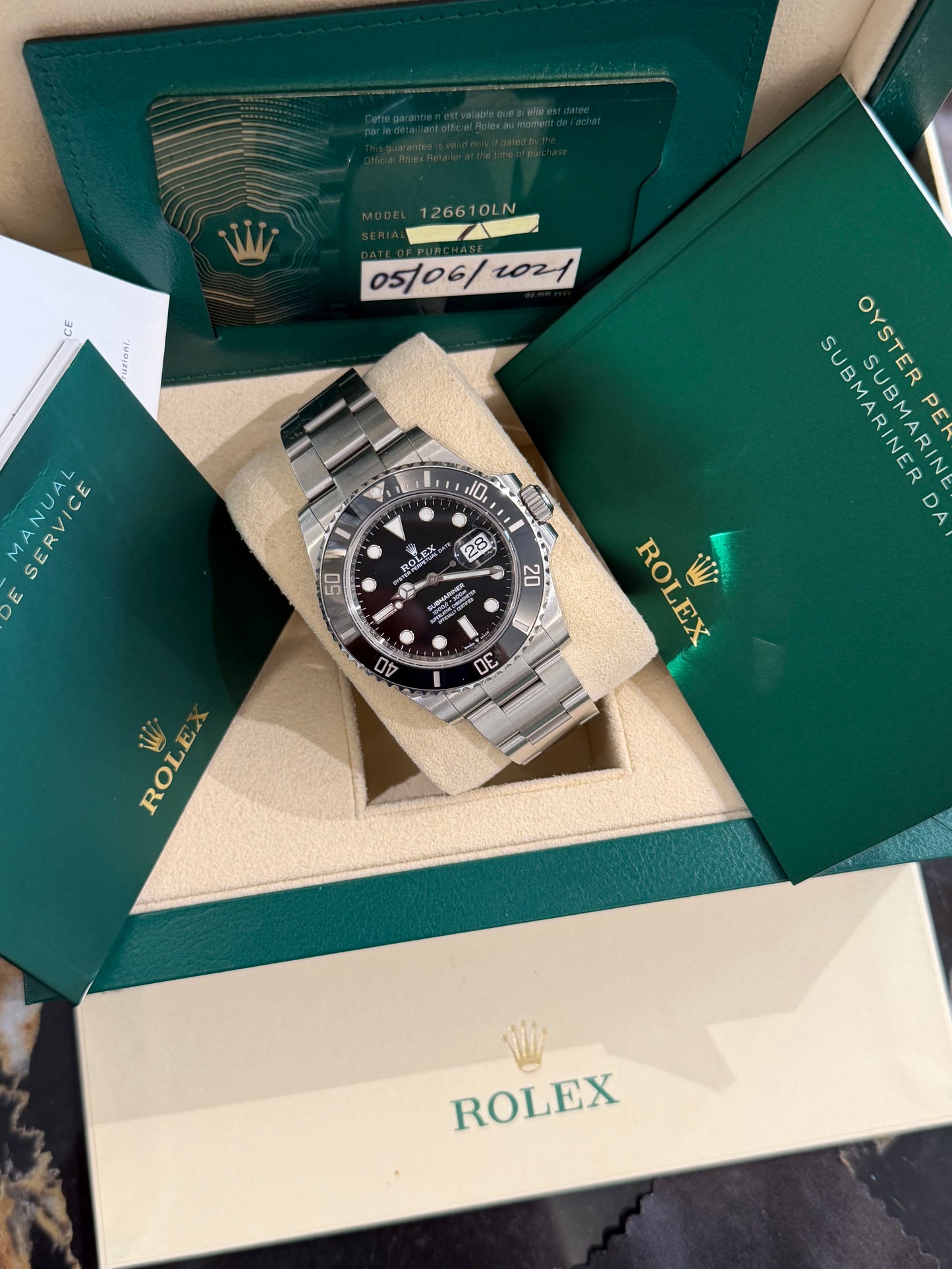Sub date 41 mm 2021