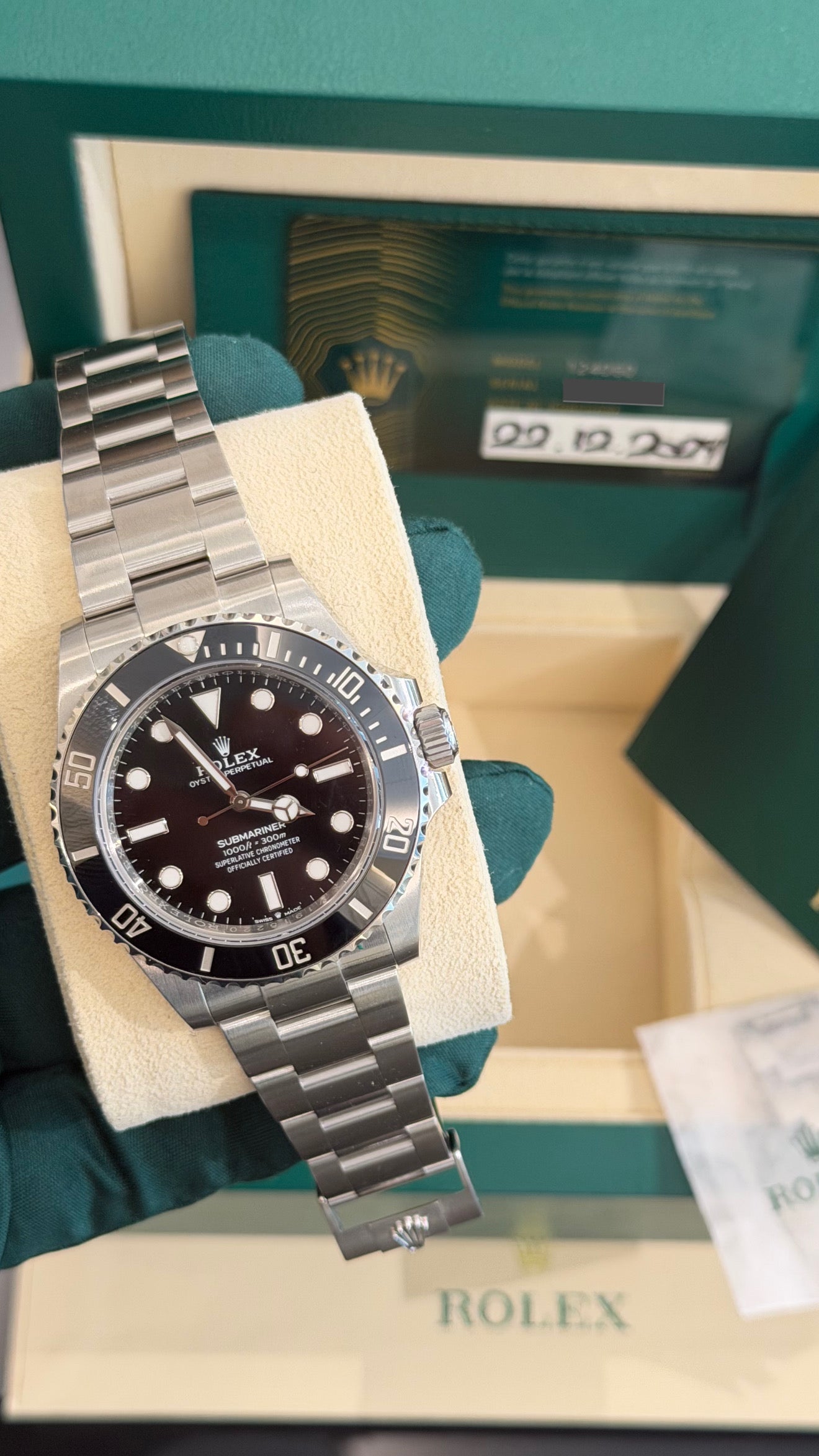 Sub no date 41 mm 🖤😍 12/2024