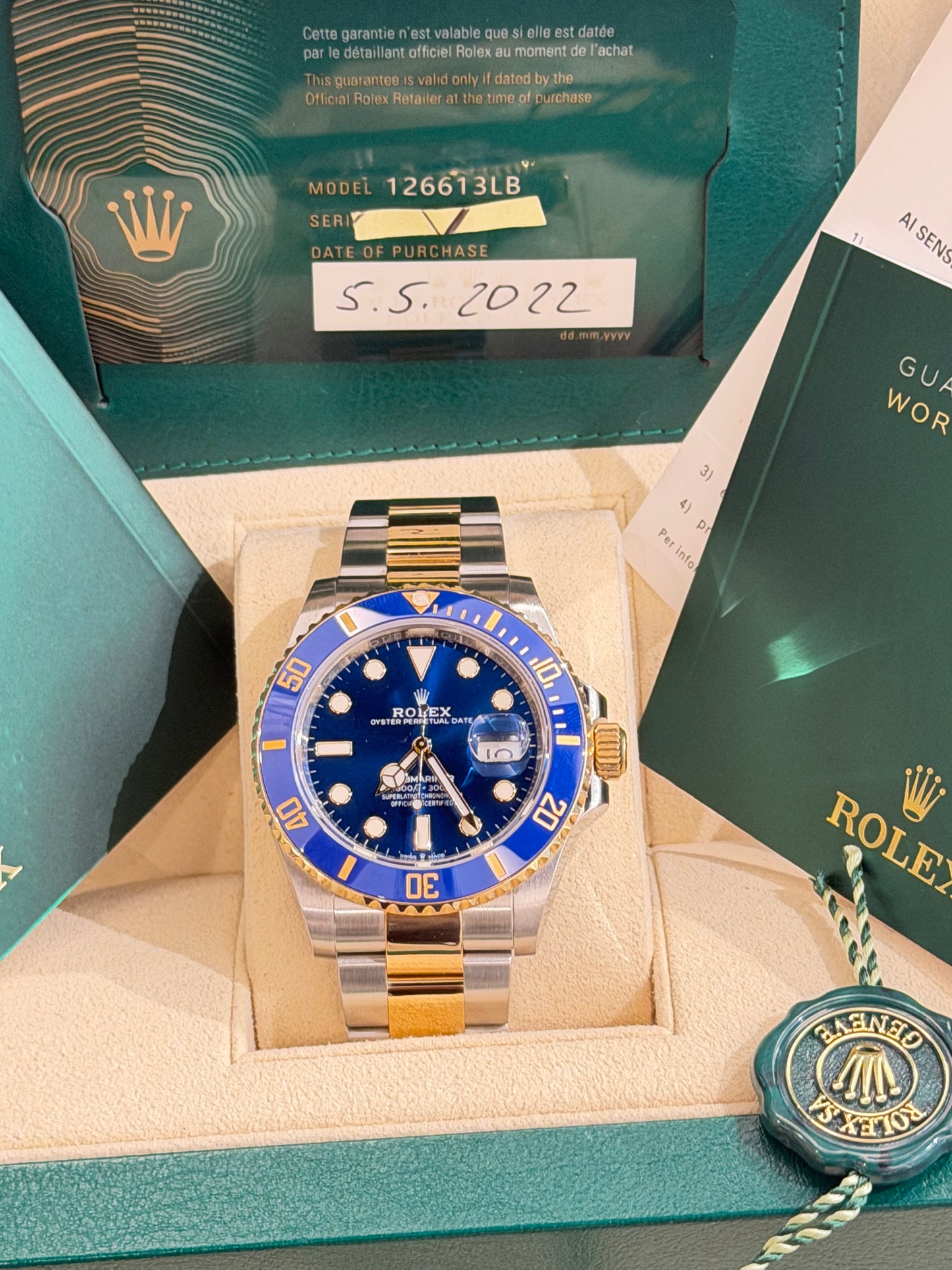 Sub 41 mm ☀️💙😍 nuovo