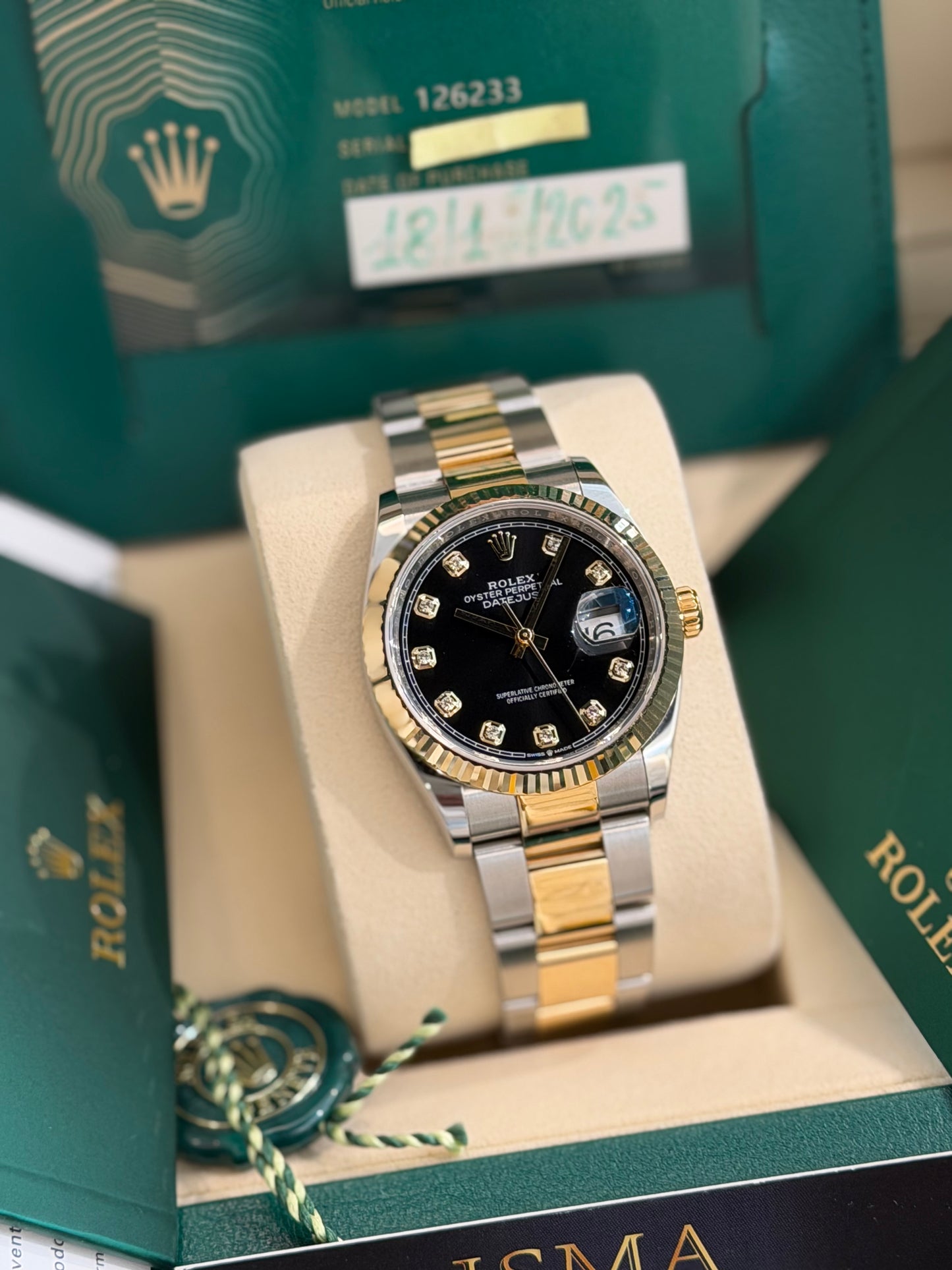 Datejust 36 mm nuovo 🖤💎😍