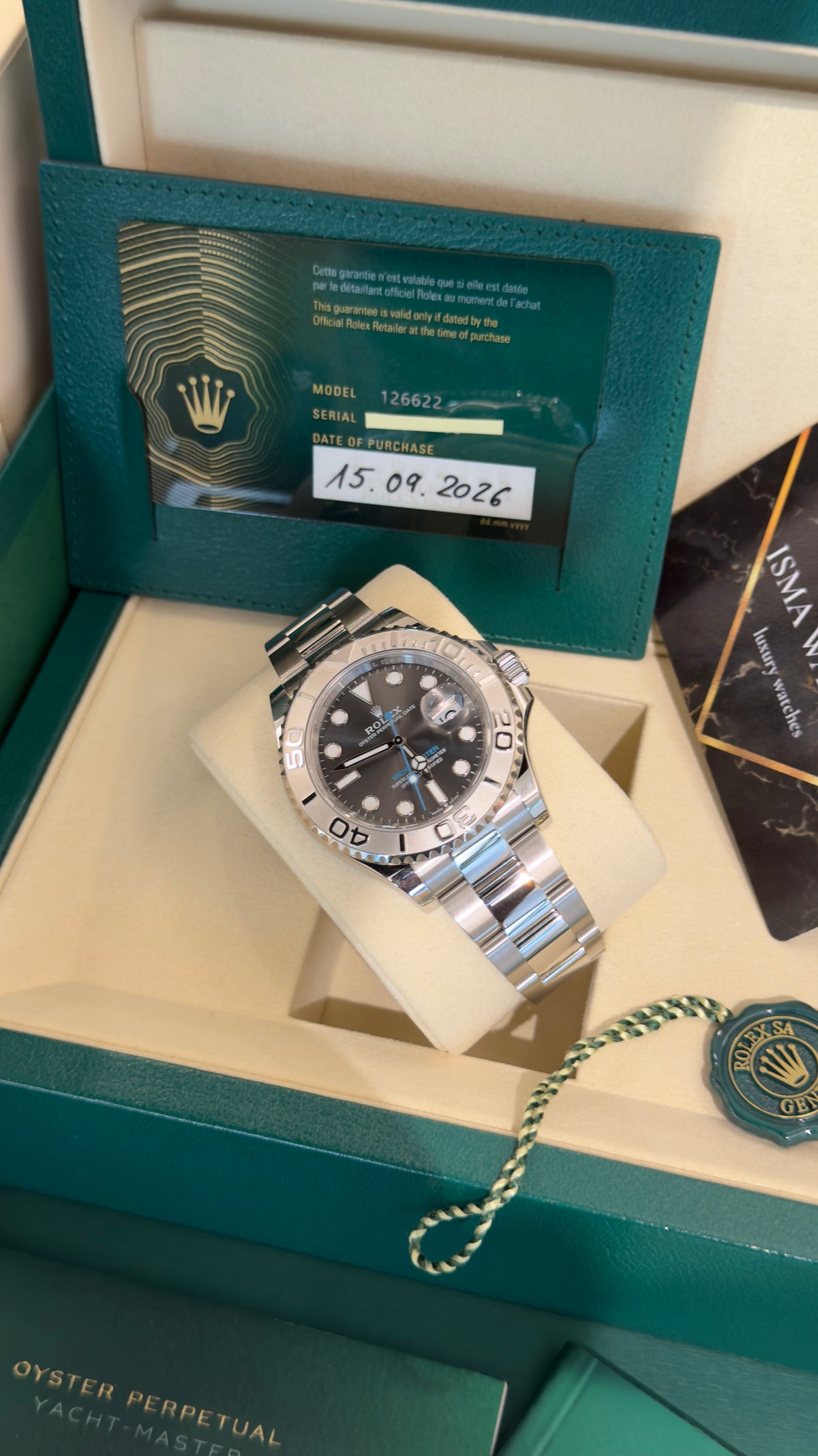 Yacht Master40 mm 😍😎 09/2026 nuovo