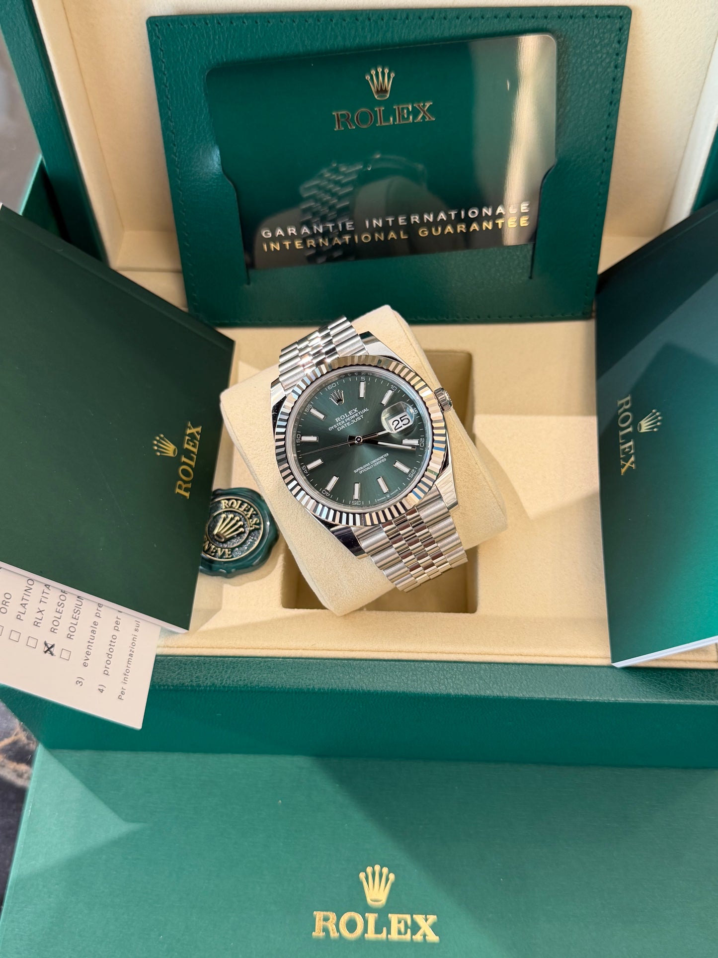 Datejust 41 mm 06/2026 💚😍