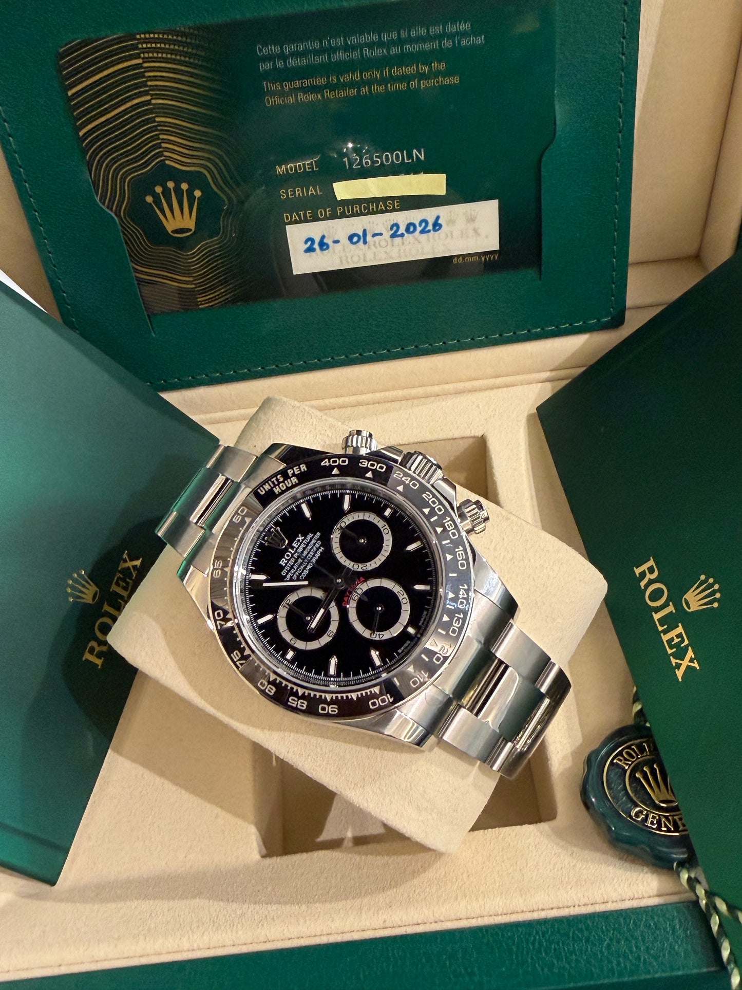Daytona 126500LN 🖤😍🦁