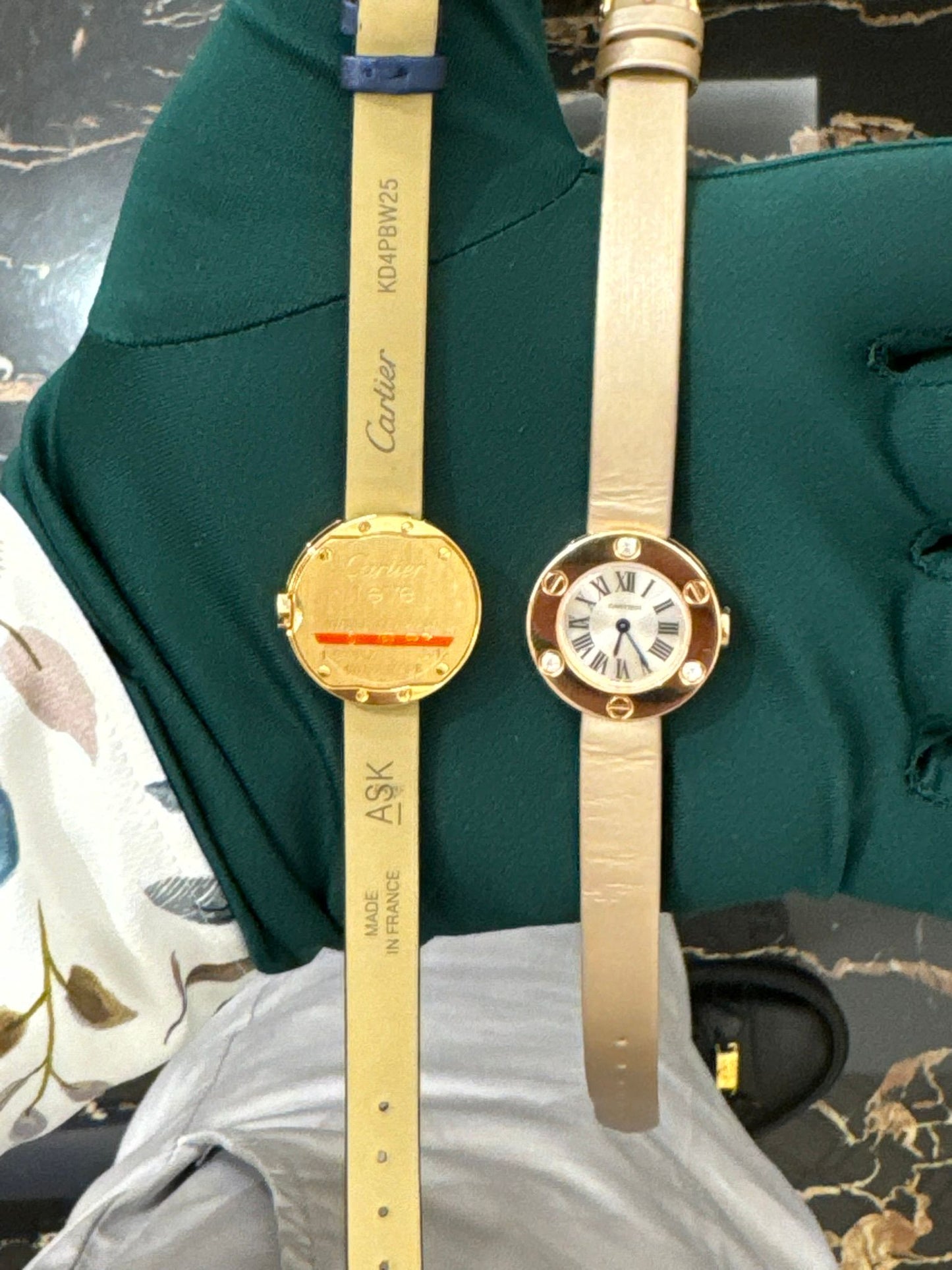 Cartier Love Red  🌹 💎gold full set 2015