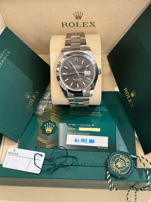 Datejust 41 mm Rodhium 🩶😍 pellicole ✅