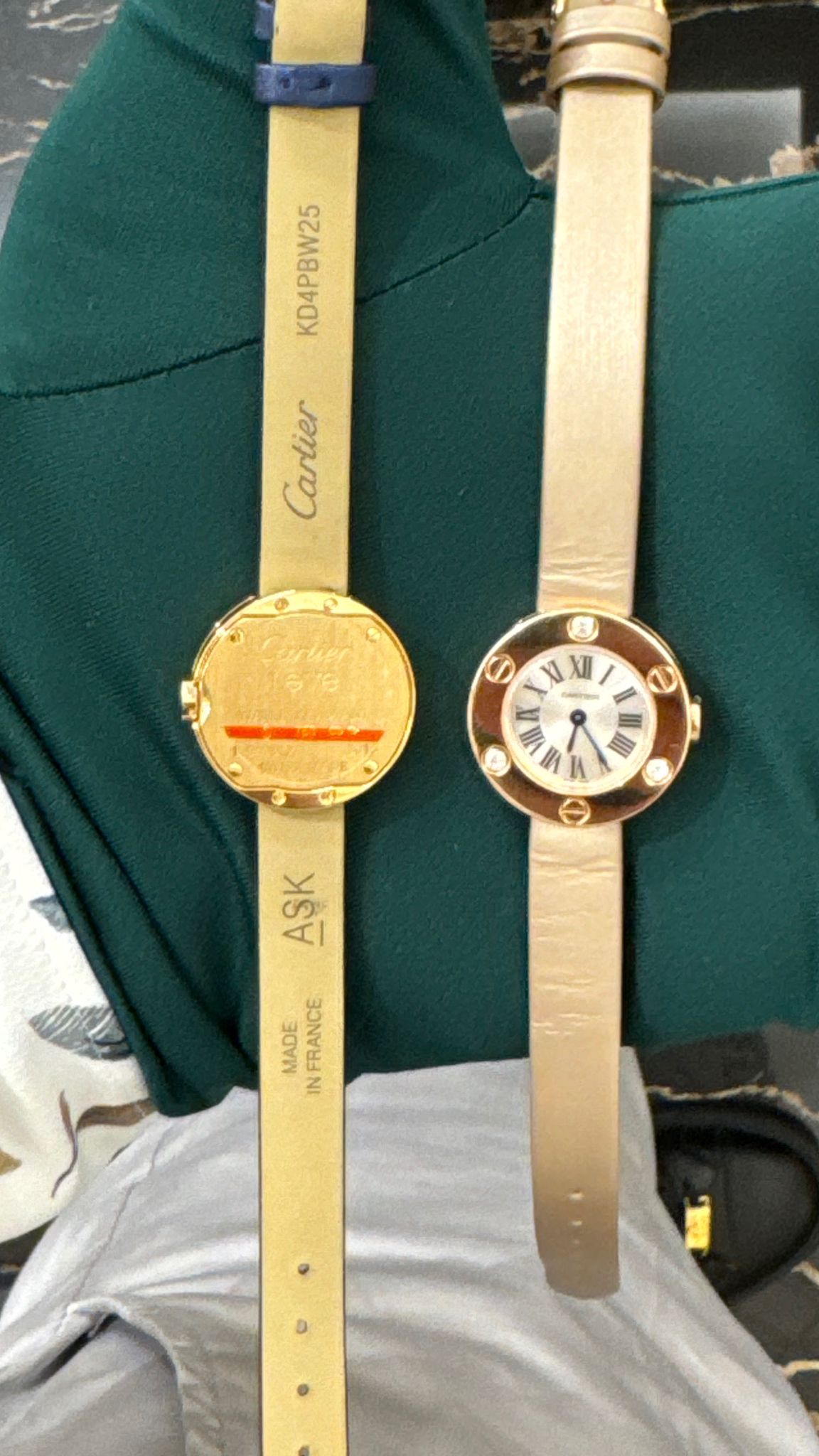 Cartier Love Red  🌹 💎gold full set 2015