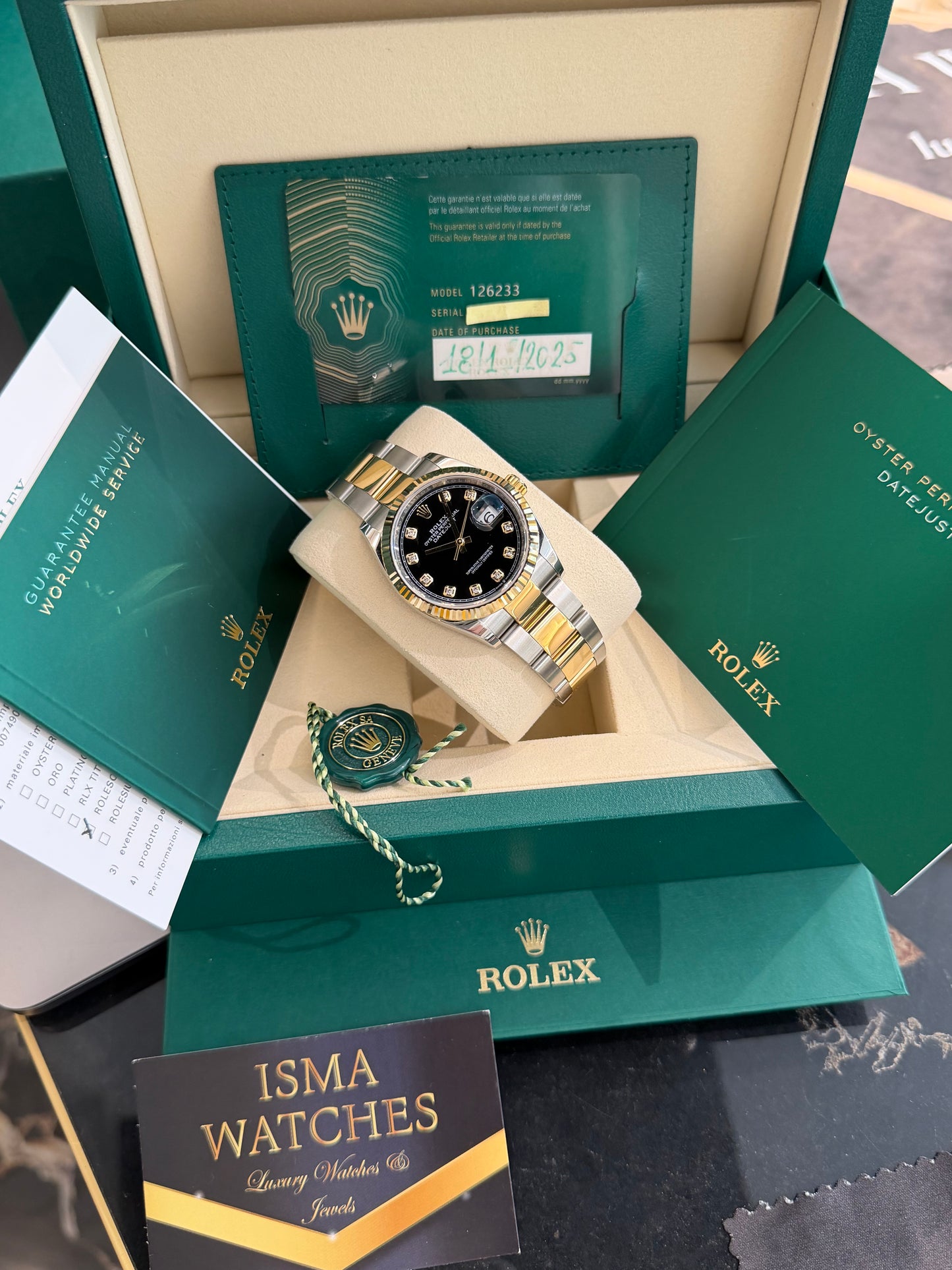 Datejust 36 mm nuovo 🖤💎😍