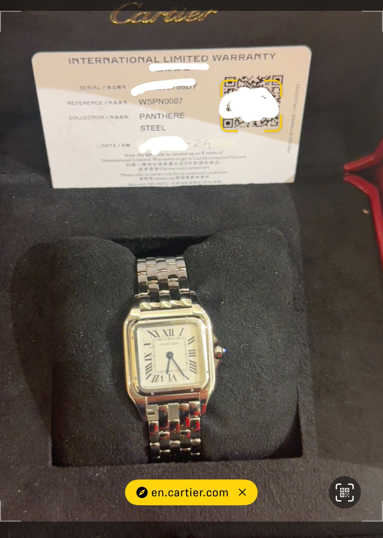 Cartier Panthere misura media nuovo full set 11/2024