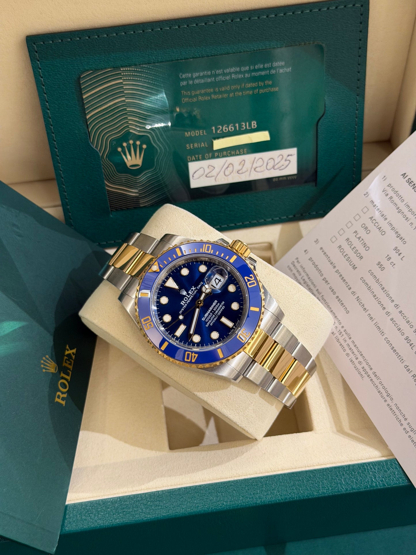 Sub 41 mm ☀️💙😍 nuovo 2025