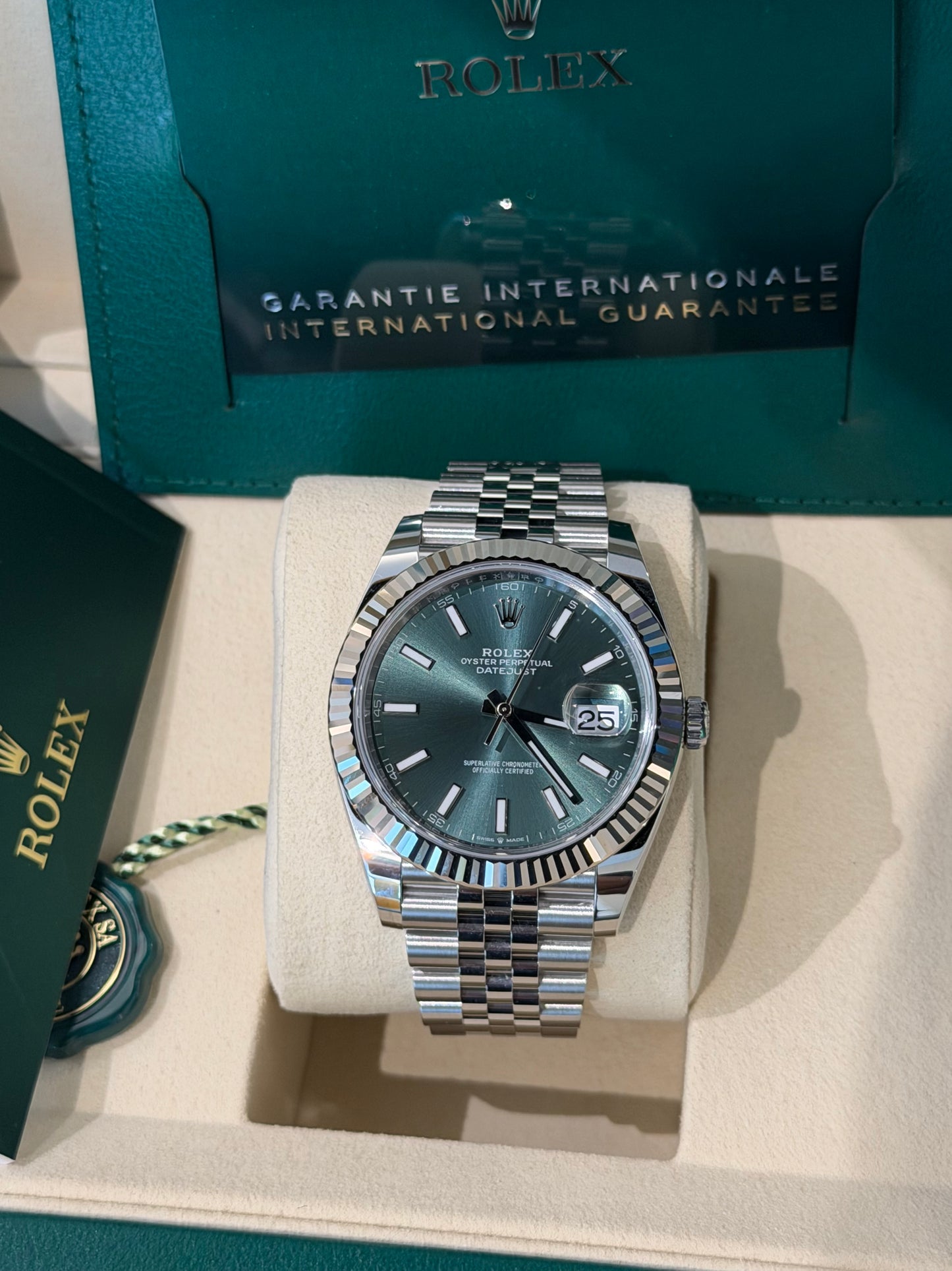 Datejust 41 mm 06/2026 💚😍