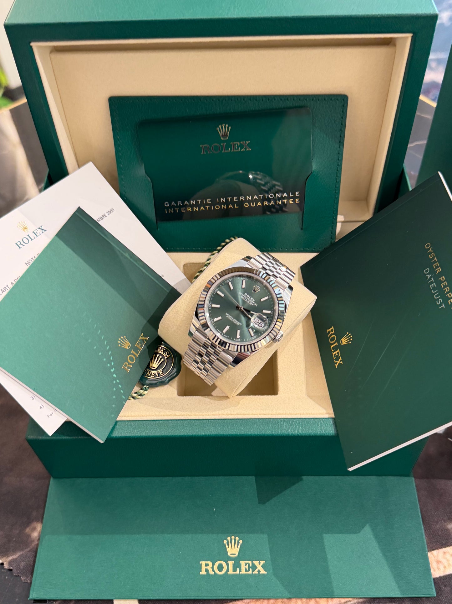 Datejust 41 mm 06/2026 💚😍