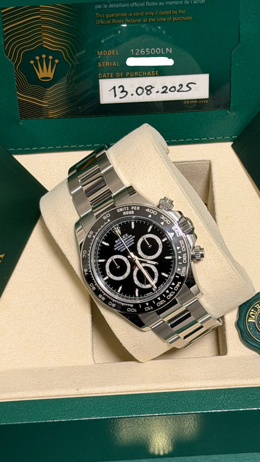 Daytona 126500LN nuovo 2025 🖤 👑