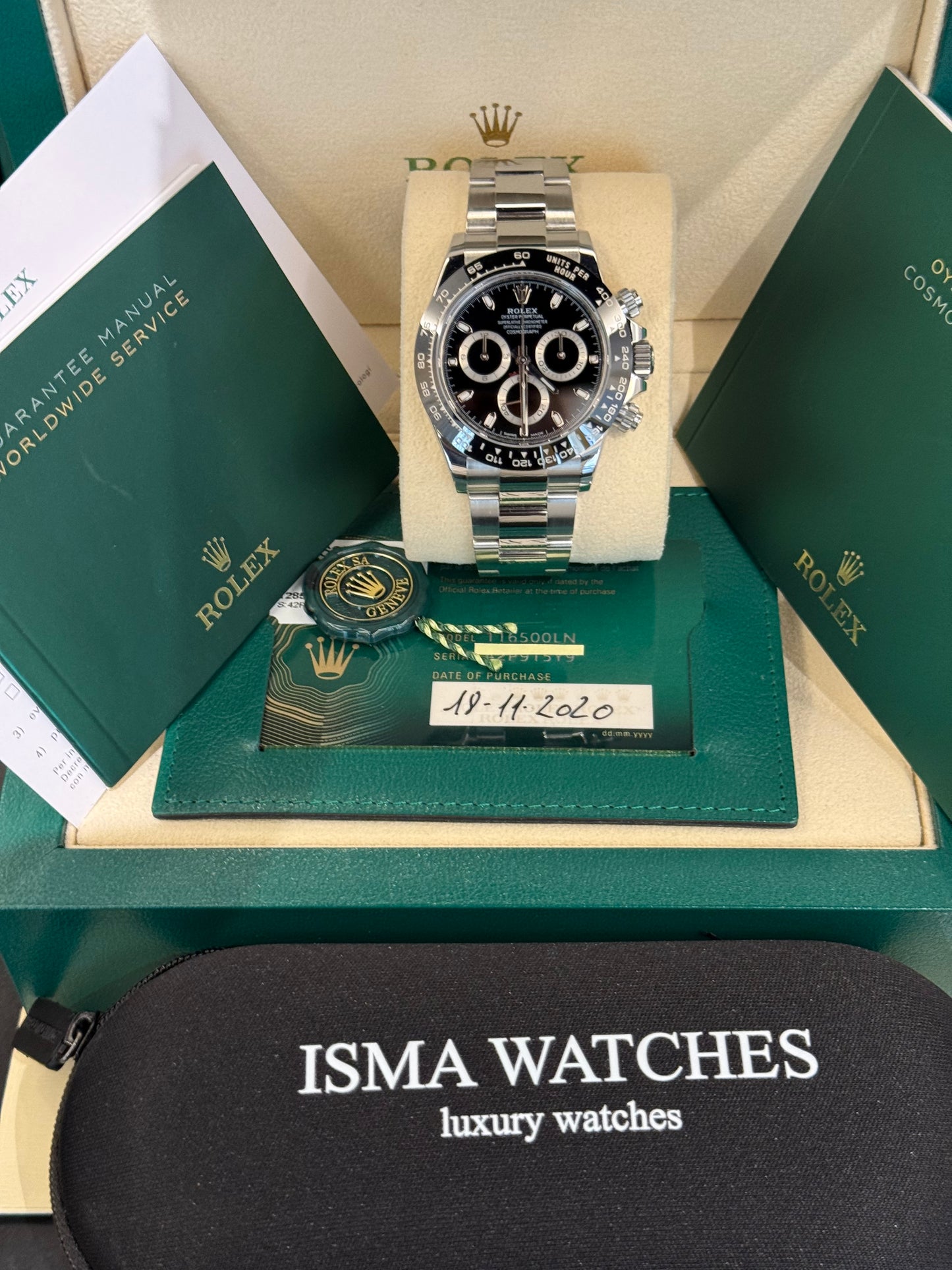 Nuovo Daytona Ref:116500LN 👑 🖤😍 fuori produzione 📈
